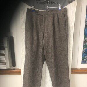 MENS VINTAGE CORDOVAN & GREY, LTD VIRGIN WOOLPANTS- TWEED-36 WAIST